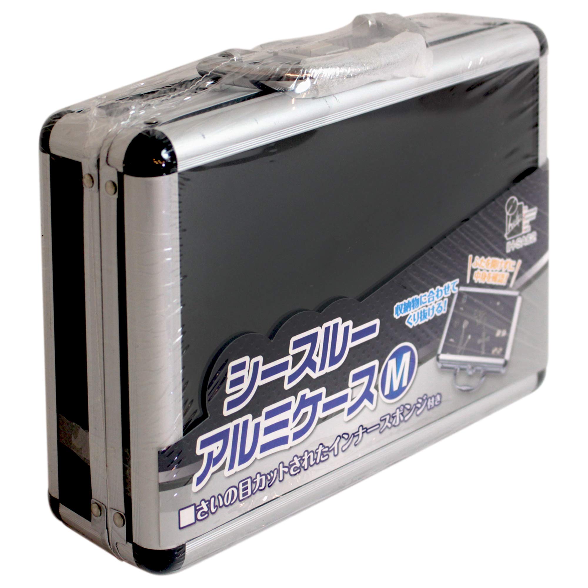 マルチレベルアクセサリー 箱 Amazon | iHelp(アイヘルプ) シースルーアルミケース Mサイズ IH-SAC2